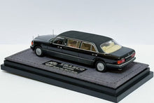 Load image into Gallery viewer, MZS 1:64 Black W126 1000Sel Luxury Limousine Model Diecast Metal Car Box New Collection