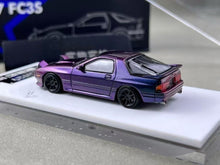 Load image into Gallery viewer, ATS 1:64 Purple RX7 FC3s MK2 Hatchback Sports Model Diecast Metal Car New Collection