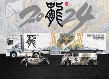 Load image into Gallery viewer, 1:64 VW Beetle T1 Van Actros Truck Dragon Figure Model Diecast Metal Car New Collection