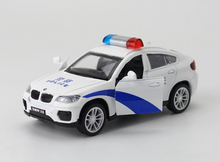 Load image into Gallery viewer, CCA 1:43 BMW X6 Hatchback Police Racing Sports Model Toy Diecast Metal Car BN