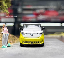 Load image into Gallery viewer, Minigt 1:64 Yellow VW ID Buzz EV Mini Van Sports Model Diecast Metal Car New Collection