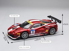 Load image into Gallery viewer, Bburago 1:24 Red 2017 488 Challenge Racing Sport Model Toy Diecast Metal Car