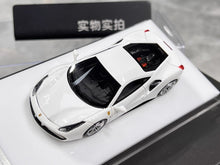 Load image into Gallery viewer, 1:64 CL White 488 GTB Hard Top Sports Model Diecast Resin Car New Collection