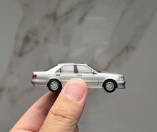 Load image into Gallery viewer, WHELART 1:64 Silver 2003 11th Crown Athlete Sedan Model Diecast Metal Car New Collection