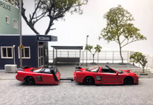 Load image into Gallery viewer, FY 1:64 Red JDM NSX TRA Camper Trailer Sports Model Diecast Metal Car New