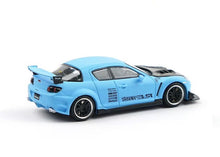 Load image into Gallery viewer, Poprace 1:64 Blue Carbon RX8 RE Sports Model Diecast Metal Car New Collection