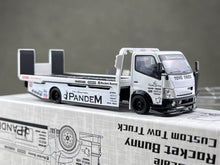 Load image into Gallery viewer, MT 1:64 White Pandem H300 Flatbed Tow Truck Custom Model Diecast Metal Car BN