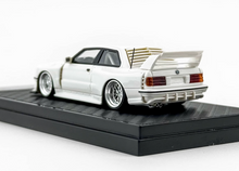 Load image into Gallery viewer, NA 1:64 White E30 Coupe Pandem Widebody Sports Model Diecast Resin Car New Collection