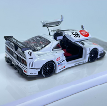 Load image into Gallery viewer, DK 1:64 HEC White F40 #58 Sports Open Model Diecast Metal Car New Collection