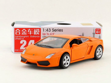Load image into Gallery viewer, CCA 1:43 Gallardo LP560-4 Racing Sports Model Toy Diecast Metal Car BN