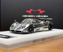 Load image into Gallery viewer, HH 1:64 Plating Silver Zonda Tricolore Sports Model Diecast Metal Car New Collection