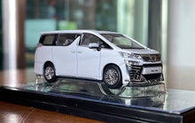 Load image into Gallery viewer, GCD 1:64 White Vellfire Modellista MPV Van Model Toy Diecast Metal Car Box