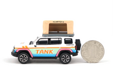 Load image into Gallery viewer, XCARTOYS 1:64 Tank 300 Roof Tent Camp Sports ORV SUV Model Diecast Metal Car