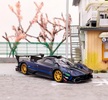 Load image into Gallery viewer, CM 1:64 Blue Zonda Revolucion Super Racing Sports Model Diecast Metal Car New