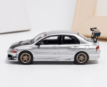 Load image into Gallery viewer, FS 1:64 Silver Lancer Evolution Evo 7 VII MK7 C West Model Diecast Metal Car