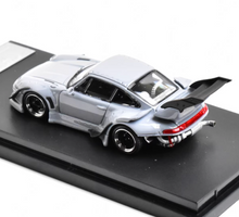 Load image into Gallery viewer, SW 1:64 Gray RWB 993 Big Spoiler Sports Model Diecast Metal Car New Collection