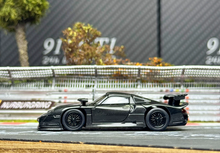 Load image into Gallery viewer, Transcend 1:64 Black Carbon 911 GT1 1997 24h Sport Model Diecast Metal Car New Collection