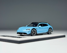 Load image into Gallery viewer, AF 1:64 Blue Taycan Turbo Cross Turismo Sports Model Diecast Metal Car New Collection