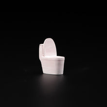 Load image into Gallery viewer, 1:64 Painted Figure Model Miniature Resin Diorama Toy Woman Sitting On Toilet