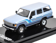Load image into Gallery viewer, Hobby Japan 1:64 Ice Blue 1981 Land Cruiser LC60 SUV Model Diecast Metal Car
