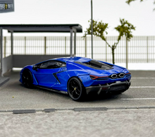 Load image into Gallery viewer, MINIGT 1:64 Blue Eleos Revuelto Racing Sports Model Diecast Metal Car New Collection