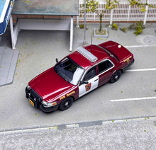 Load image into Gallery viewer, Rollin 1:64 Minnesota MNPD Police CV CROWN VICTORIA Model Diecast Metal Car