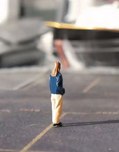 Load image into Gallery viewer, 1:64 Painted Figure Mini Model Miniature Car Scenes Resin Toy Casual Pocket Girl