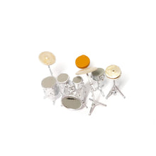 Load image into Gallery viewer, 1:64 Painted Figure Mini Model Miniature Resin Diorama Drummer Drum Pop Man Set