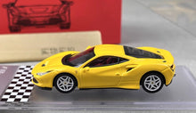 Load image into Gallery viewer, XF 1:64 Yellow F8 Tributo Racing Sports Diecast Model Metal CarNew