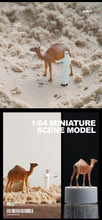 Load image into Gallery viewer, 1:64 Painted Figure Mini Model Miniature Resin Diorama Sand Farm Desert Camel