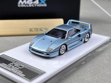 Load image into Gallery viewer, MY64 1:64 Light Blue 1999 F40 Classic Racing Sport Model Diecast Resin Car New