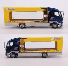 Load image into Gallery viewer, GCD 1:64 Plating Blue Spoon Fuso Fighter Truck Model Diecast Metal Car New Collection