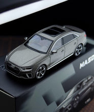Load image into Gallery viewer, Masdi 1:64 Gray A4L Sedan Sports Model Diecast Metal Car New Collection
