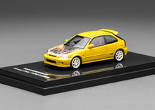 Load image into Gallery viewer, MH 1:64 Sunlight Yellow Civic Type R EK9 Sports Model Diecast Metal Car New Collection