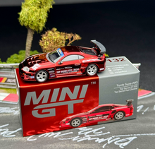Load image into Gallery viewer, Minigt 1:64 Plating Red Supra A80 GT300 Sports Model Diecast Metal Car New Collection