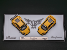 Load image into Gallery viewer, 404Error 1:64 Yellow Murcielago LP640 LBWK Model Diecast Resin Car Set New Collection