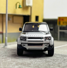 Load image into Gallery viewer, TW 1:64 Silver Defender 90 SUV Off Road Sports Model Diecast Metal Car