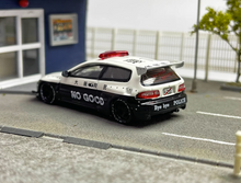 Load image into Gallery viewer, HKM 1:64 JDM Civic EG6 Hatchback Pandem Racing Sports Model Diecast Metal Car
