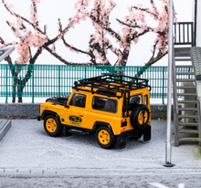 Load image into Gallery viewer, Master 1:64 Yellow Defender 90 SUV Off Road Sports Model Diecast Metal Car New