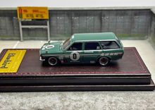 Load image into Gallery viewer, IG 1:64 Green Datsun Wagon Bluebird 510 Sports Model Diecast Resin Car New