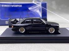 Load image into Gallery viewer, SW 1:64 Black M3 E30 LTO Coupe Widebody Sports Model Diecast Metal Car New Collection