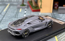 Load image into Gallery viewer, HKM 1:64 Gray Gemera Super Racing Sports Model Diecast Metal Car