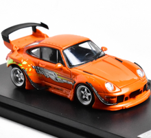 Load image into Gallery viewer, SW 1:64 Orange FNF RWB 993 Classic Sports Model Diecast Metal Car New Collection