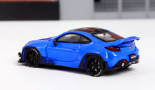 Load image into Gallery viewer, Fuji 1:64 Blue JDM GR86 Rocket Bunny Coupe Sports Model Diecast Metal Car New Collection