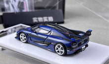 Load image into Gallery viewer, TPC 1:64 Blue Carbon One 1 Super Racing Sport Model Diecast Metal Car New Collection