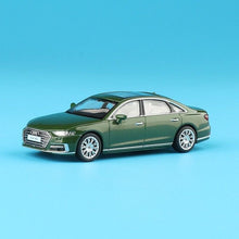 Load image into Gallery viewer, JKM 1:64 Green 2021 A8L Luxury Sedan Sports Model Diecast Metal Car New
