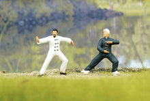 Load image into Gallery viewer, 1:64 Painted Figure Model Miniature Resin Diorama Sand Tai Chi Sport Exercise