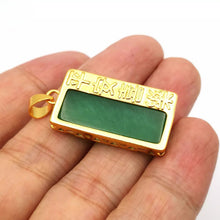 Load image into Gallery viewer, Nature Jade Peace Joy Pendant Necklace Gift Jewelry charm Blessing Accessory C