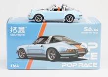 Load image into Gallery viewer, Poprace 1:64 Singer 964 Targa Gulf Racing Sports Model Diecast Metal Car New Collect