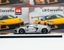 Load image into Gallery viewer, Fine 1:64 Gray C8 LB Widebody Sports Model Diecast Metal Car New Collection